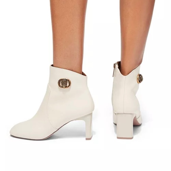 NEW! KURT GEIGER Women Leather Chelsea Square Toe Bootie   Size EU 39/ U… - Picture 1 of 11